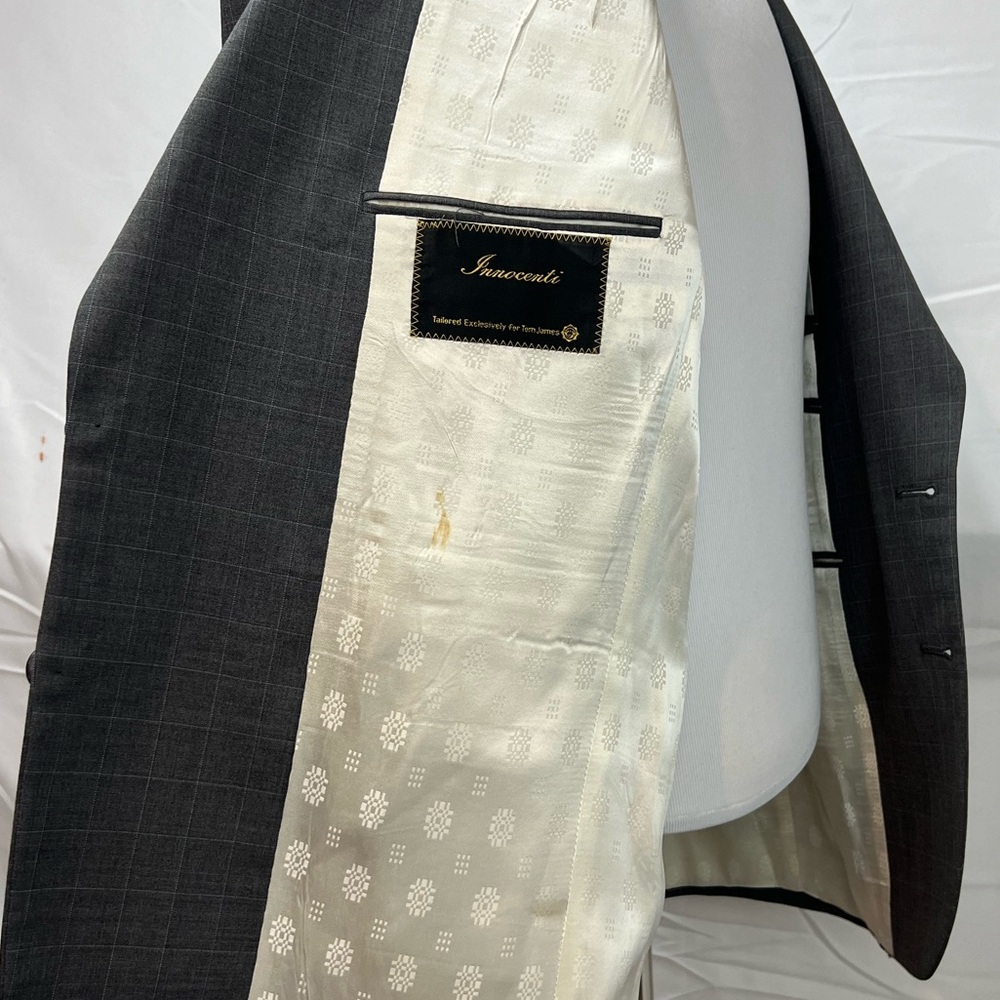 Tom James Custom Tailored Innocenti Men's 45 Blaz… - image 7